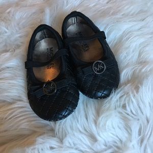 Michael Kors Infant Black Quilted Shoes